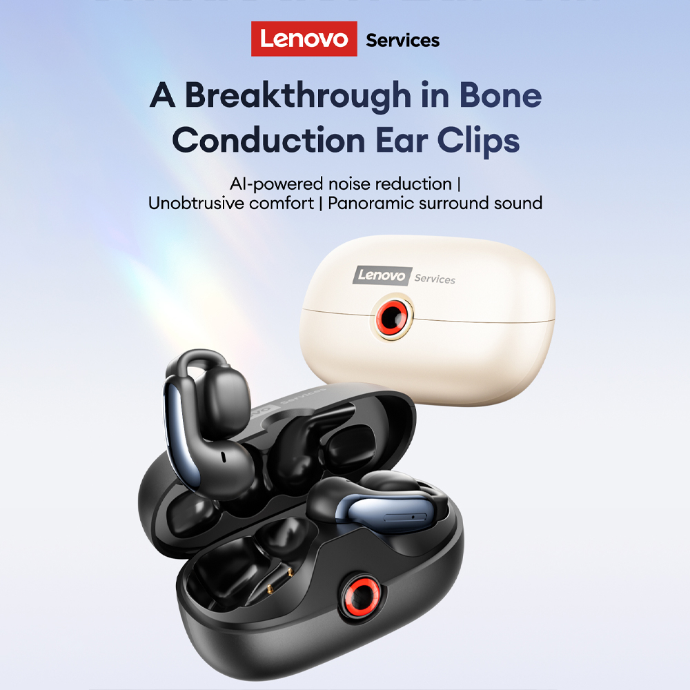 Phone Cases - Lenovo LES-108 骨伝導 TWS イヤークリップ イヤホン