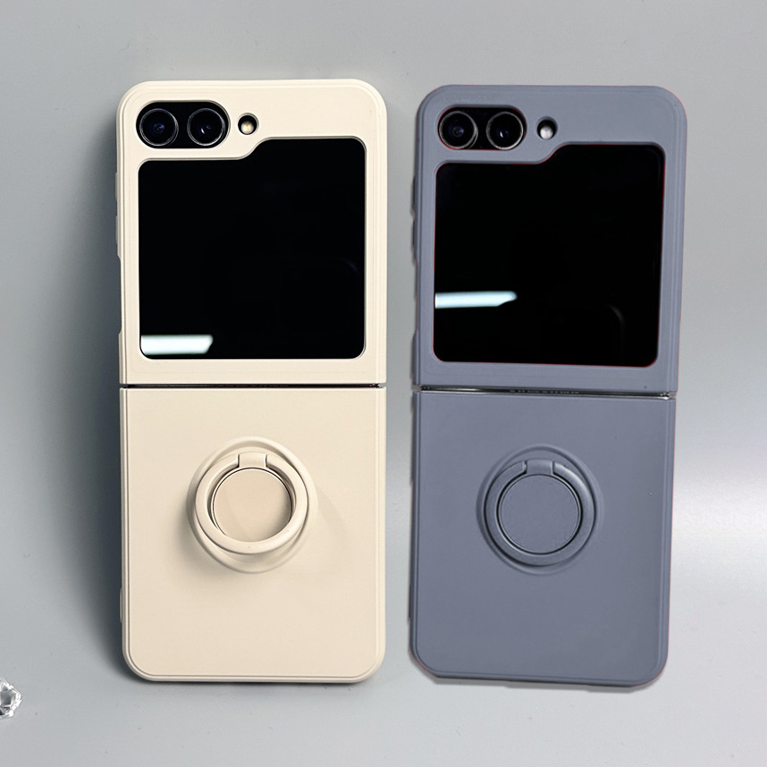 Liquid Silicone Magnetic Phone Case - キャンディーカラー液体シリコンマグネット式スマホケース Samsung Galaxy Z Flip ZFlip