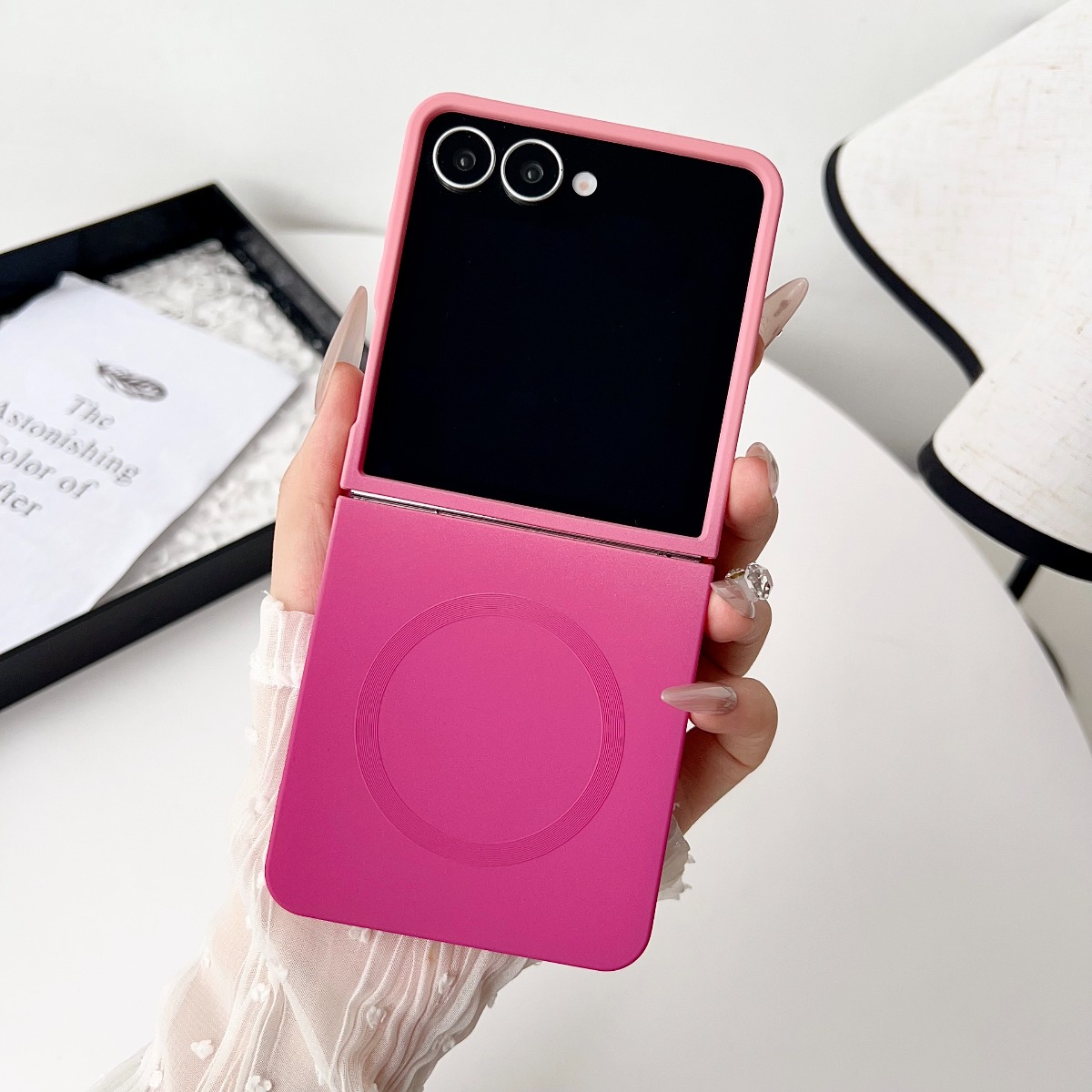 Liquid Silicone Magnetic Phone Case - グラデーション液体シリコンソフトマグネット式スマホケース Samsung Galaxy Z Flip 7