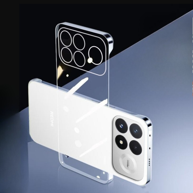 Ultra Thin Frameless Phone Cover - 超薄型クリアフレームレスPCハードプラスチック製携帯電話ケース Redmi K100 Pro Max K100Pro