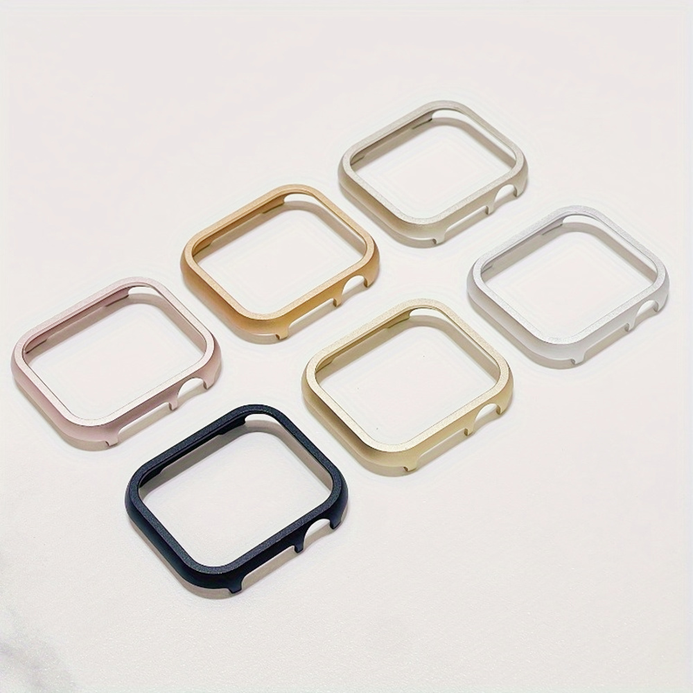 Metal Bumper Aluminum Frame Case - Apple Watch用アルミニウム合金バンパーケース,金属ケース,フレームカバー,ultra 2シリーズ9,8,7,6,5,4,se,40mm, 44mm 41mm、45mm