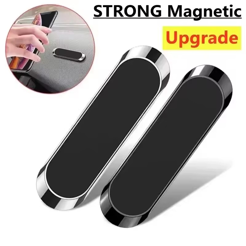Phone Stands - 金属製磁気式スマホホルダー 磁気式車載スマホホルダー スタンド 亜鉛合金マグネット 車載GPS対応マウント 携帯電話ホルダー