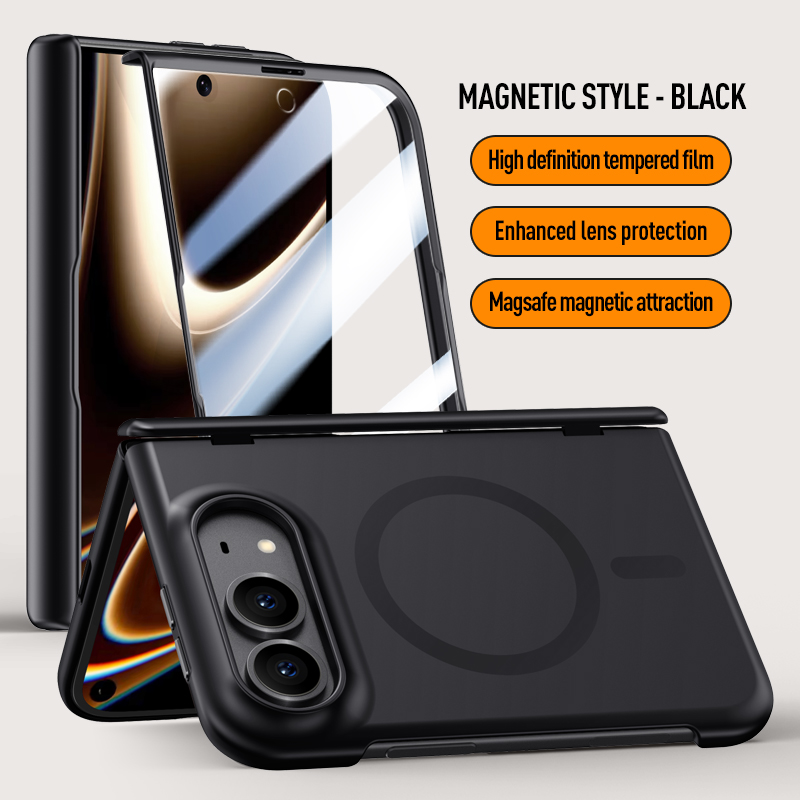 Screen Protectors - 高級感のある、肌触りの良い、磁石対応のMagSafe対応スマートフォンケース。iPhone Duo用。高画質のプライバシー保護フィルム付き。