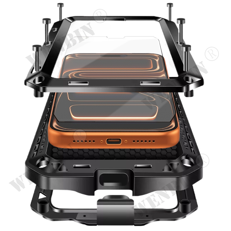 Heavy Duty 360 Full Body Protective Case - iPhone 17/16/15 Pro Max Plus用 高級頑丈ケース