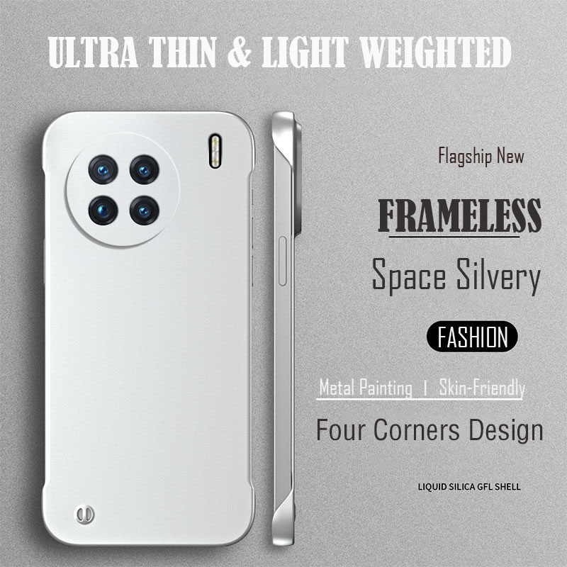Ultra Thin Frameless Phone Cover - Oneplus-フレームなしの電話ケース,金属表面,超薄型塗装,完全に滑らか,13 12 12r 11 11r 10t