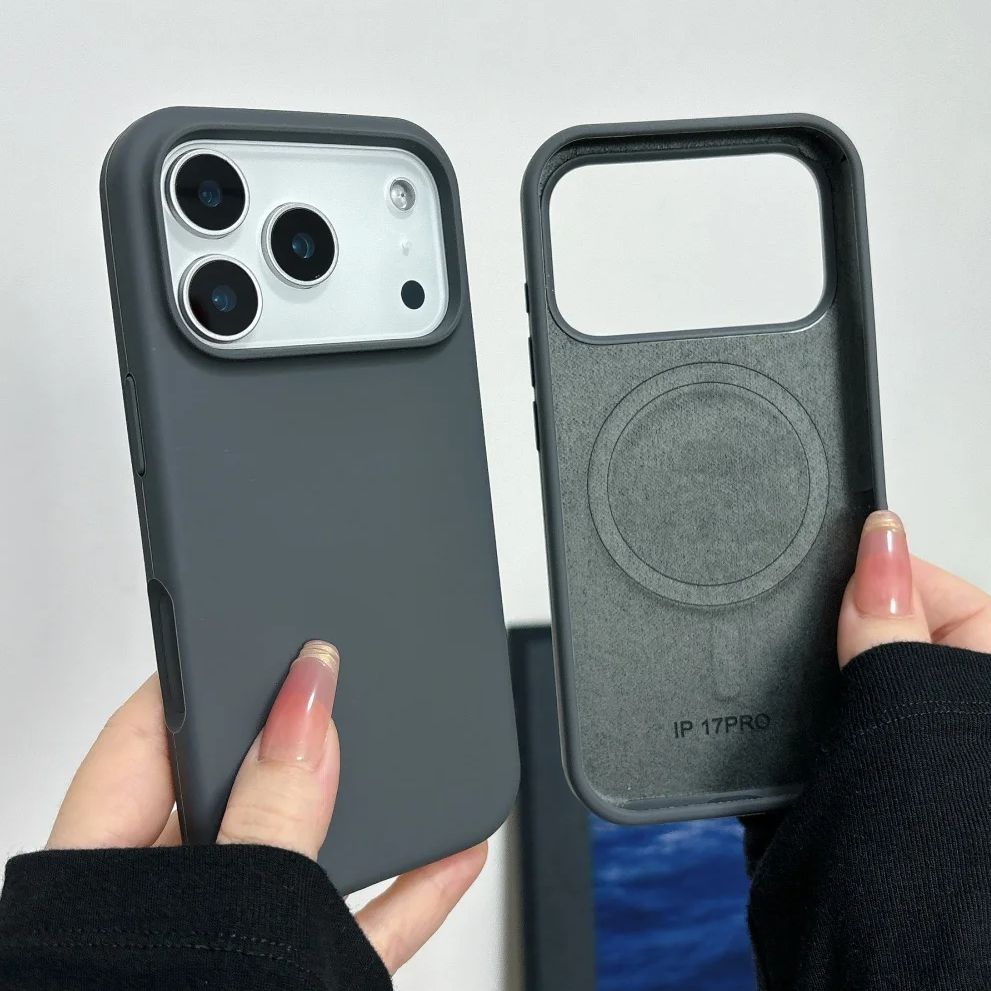 Liquid Silicone Magnetic Phone Case - MagSafe対応 液体シリコン製 iPhone 17/16/15/14/13 Pro Max
