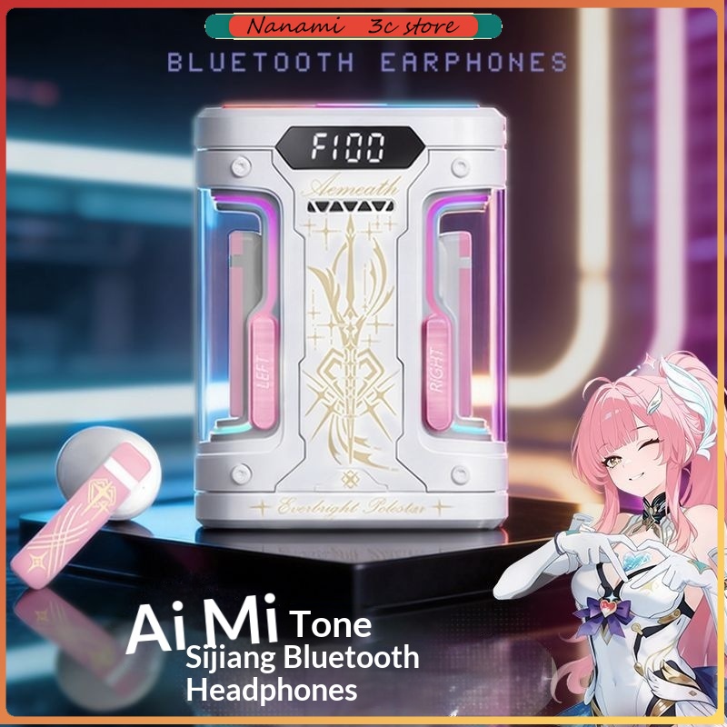 Earphones - アニメエリシア TWS Bluetooth イヤホンセミインイヤー Bluetooth 6.0