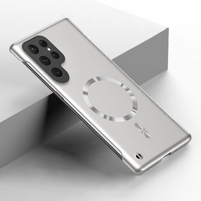 Ultra Thin Frameless Phone Cover - 薄型フレームレス磁気式スマホケース Magsafe対応 Samsung A55 A56 A57