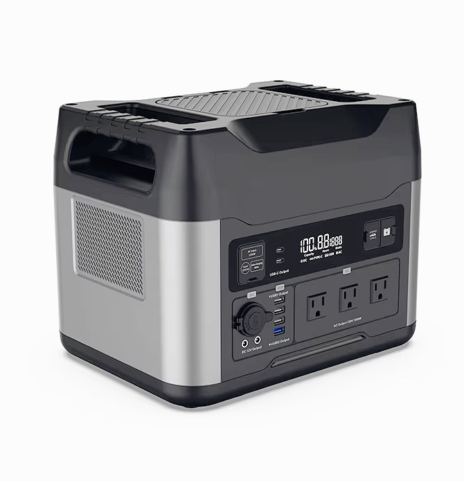 Power Banks - 3000W LiFePO4バッテリーバックアップ付きポータブル電源＆パワーステーション、ACコンセント搭載、急速充電で0-80%を30分で完了