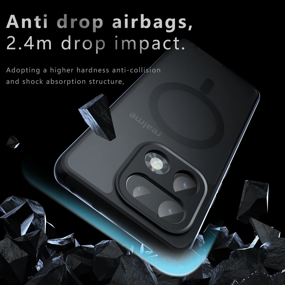 Realme 16 Pro Plus用ケース ワイヤレス充電 - Matte Hard Pc Back Case のレビューと価格