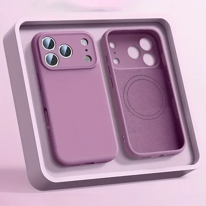 オリジナル液体シリコン製 MagSafe対応 マグネット充電 - Liquid Silicone Magnetic Phone Case のレビューと価格
