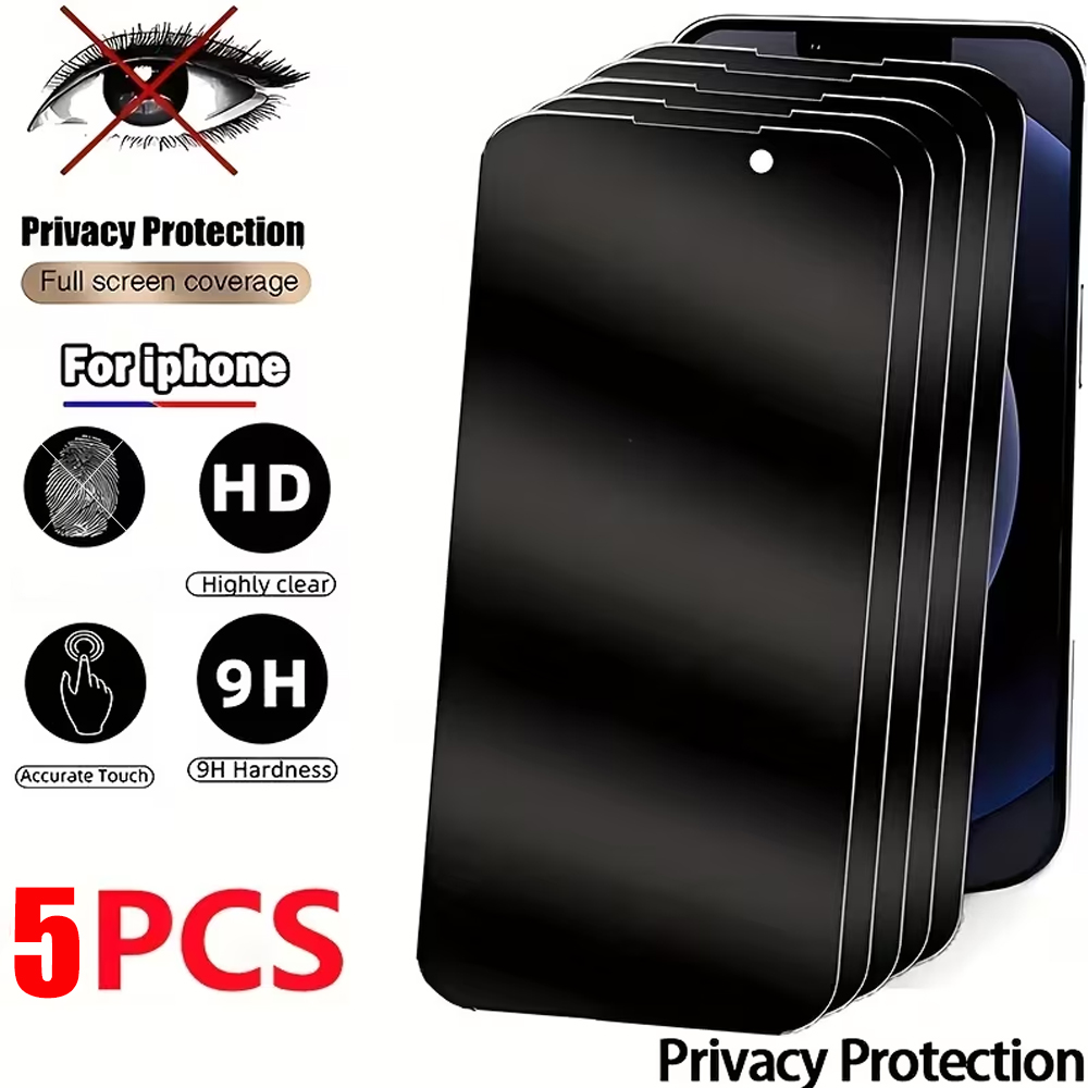 1-5個入り iPhone 18 Pro Max 17 Ai - Anti Peek Privacy Tempered Glass のレビューと価格
