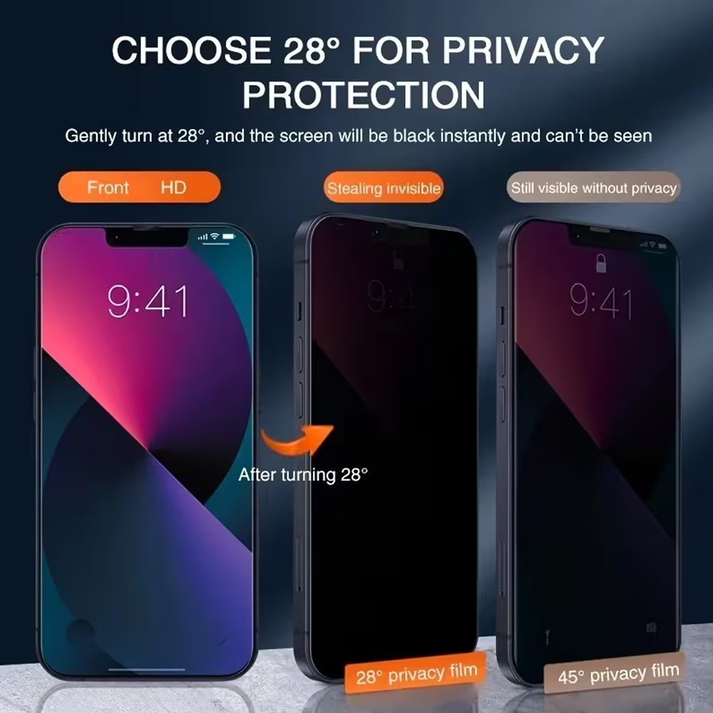 1-5個入り iPhone 18 Pro Max 17 Ai - Anti Peek Privacy Tempered Glass のレビューと価格