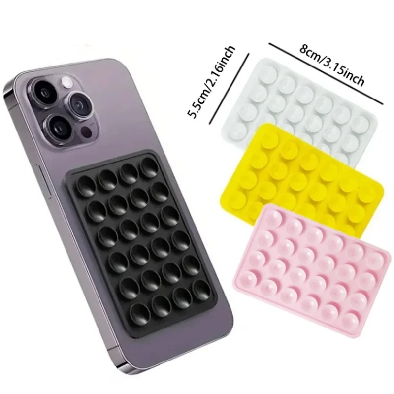 多機能シリコン吸着式スマホホルダーマット 吸盤壁掛けスタンド - Phone Cases のレビューと価格