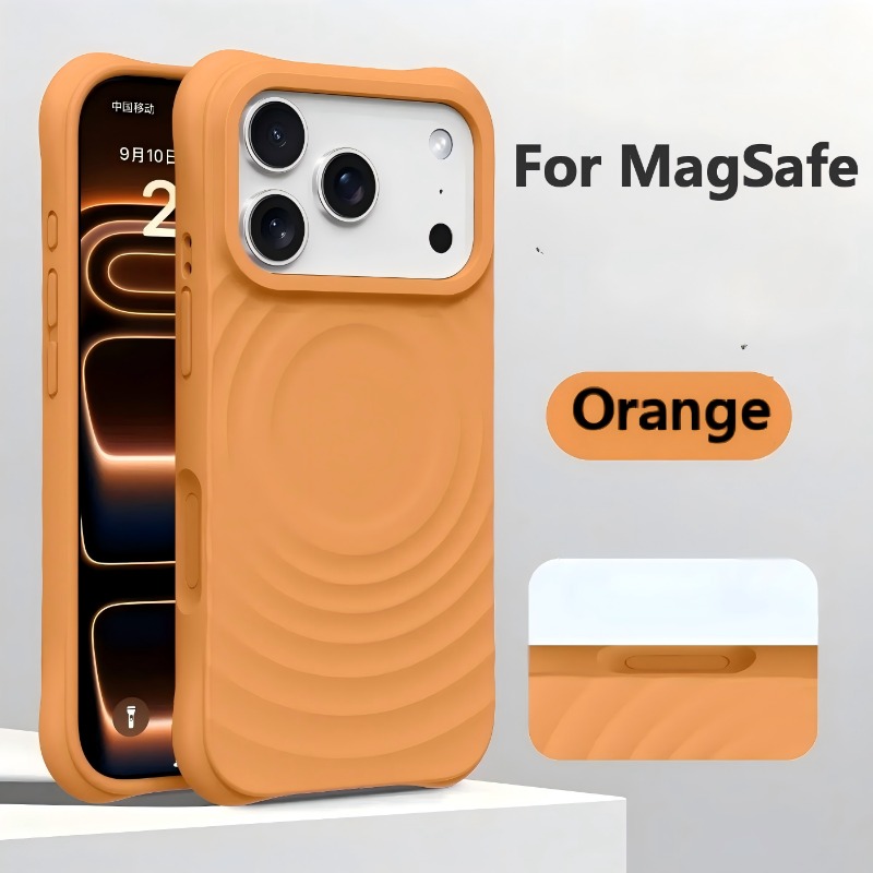 新型公式リキッドシリコン製ウォーターリップルケース iPho - Liquid Silicone Magnetic Phone Case のレビューと価格