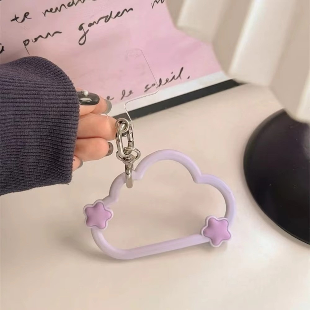 かわいいシリコン製携帯電話ストラップ、紛失防止雲型リストスト - Cute Cartoon Wrist Strap Silicone Case のレビューと価格