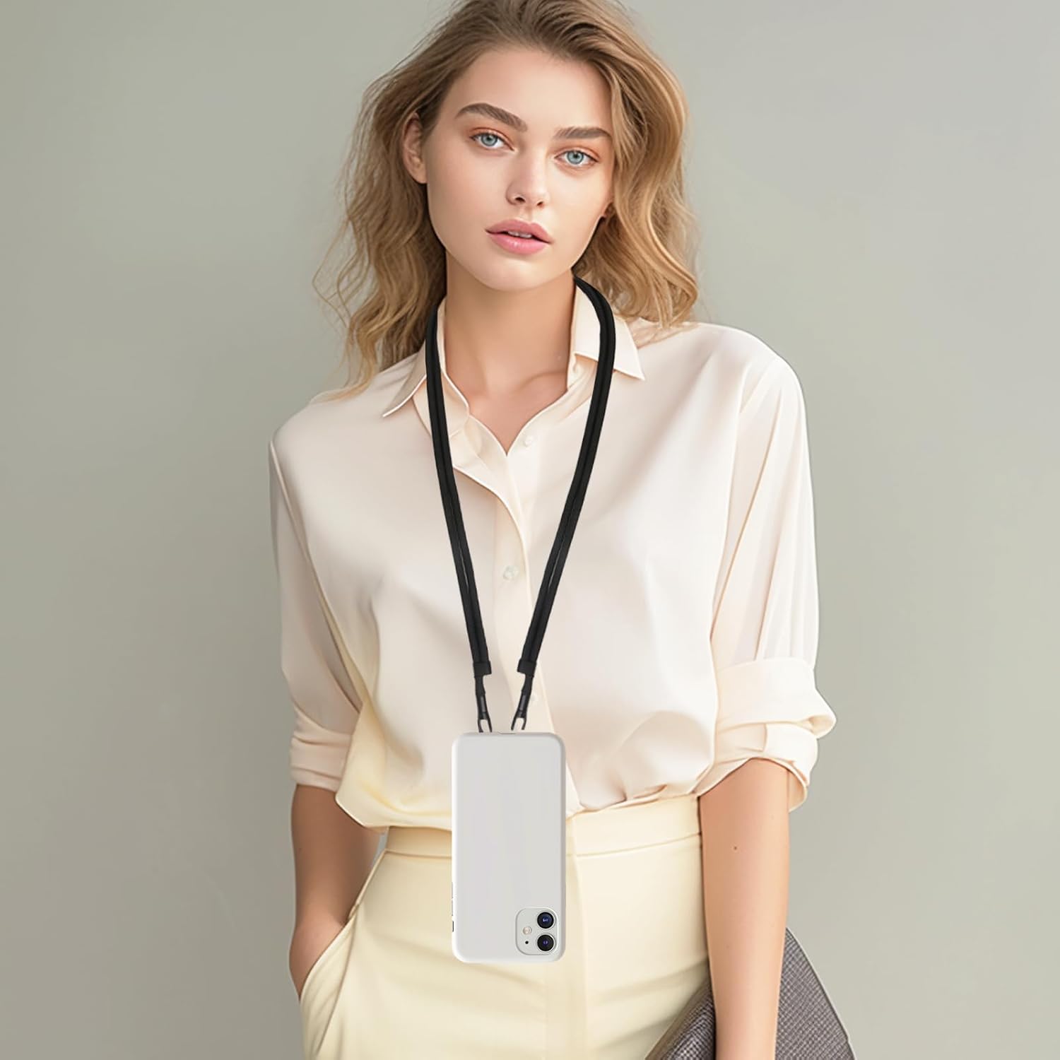 携帯電話ストラップ、アップグレードされたダブルバックルホール - Crossbody Lanyard Neck Strap Case のレビューと価格