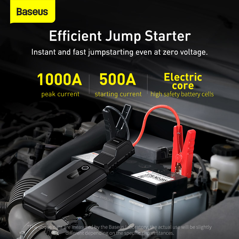 Baseus 車のジャンプスターター始動装置 1000A ジ - Power Banks のレビューと価格
