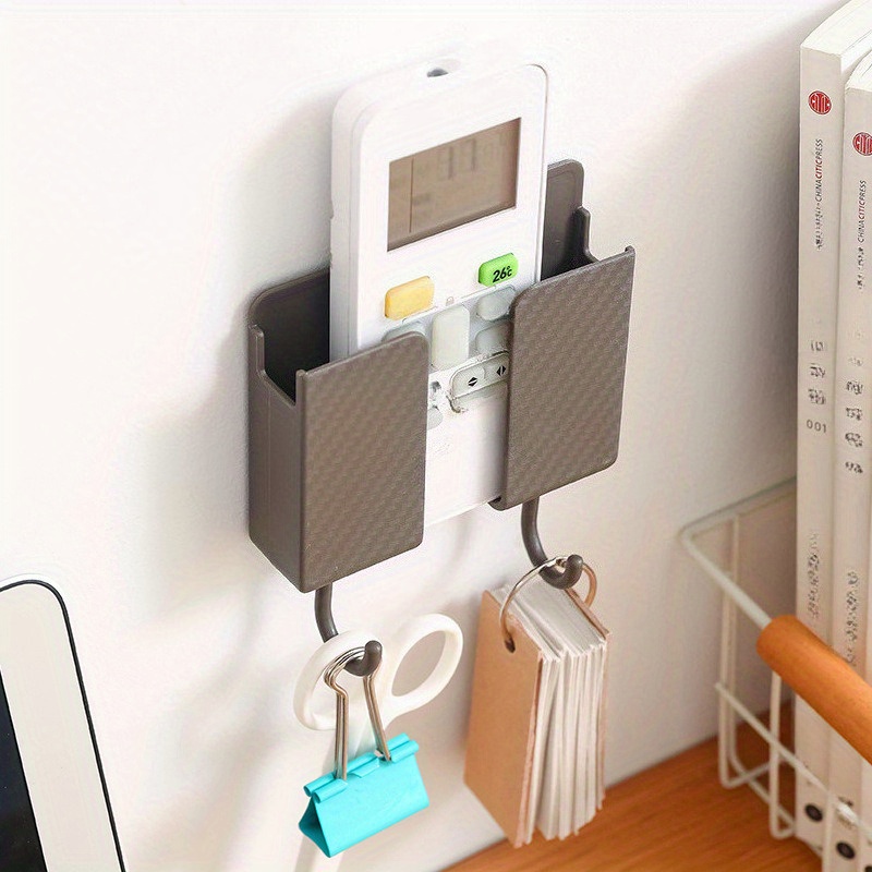 3-in-1壁掛け収納ラック（フック付き）、リモコン収納ボッ - Phone Stands のレビューと価格