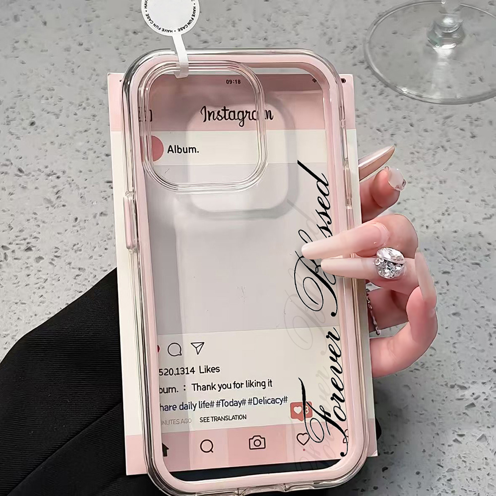永遠に祝福されたシンプルで透明なiPhoneケース iPho - Clear Shockproof Bumper Case のレビューと価格
