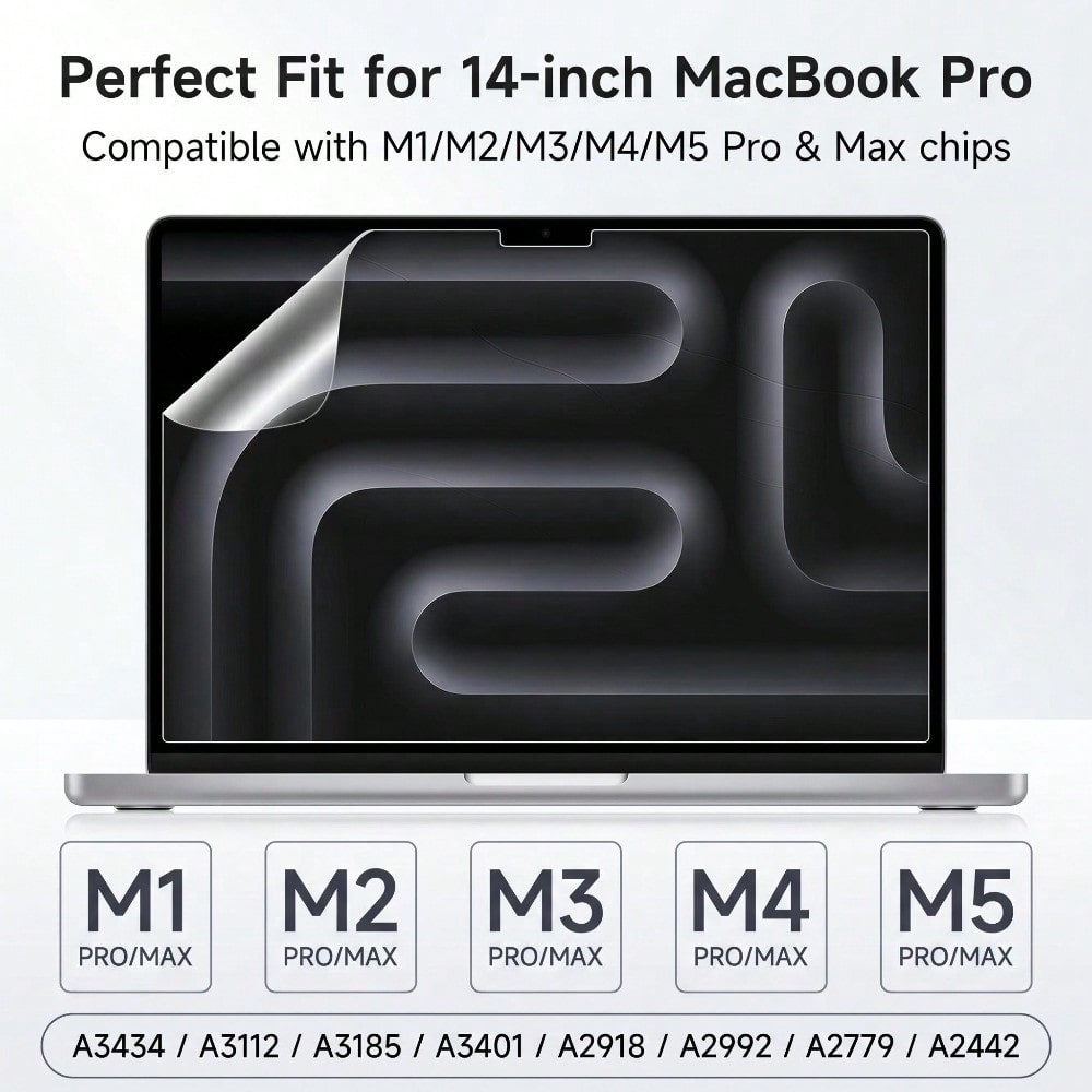 MacBook Pro 14インチ M5 M4 M3 M2  - Matte Anti Glare Screen Protector のレビューと価格
