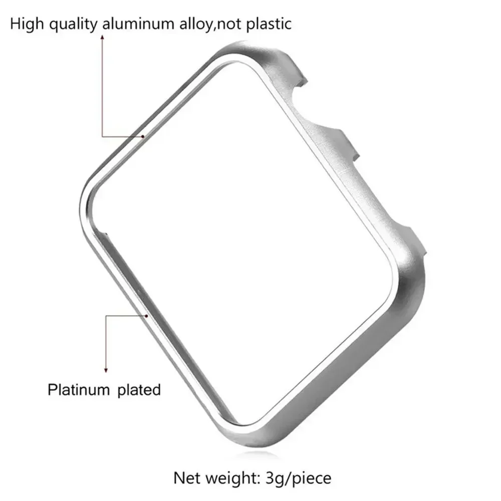 Apple Watchシリーズ用メタルケース,アルミニウム合 - Metal Bumper Aluminum Frame Case のレビューと価格