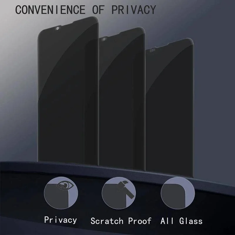 Oppo A8用プライバシーガラス保護フィルム2枚セット、O - Anti Spy Privacy Glass Case のレビューと価格