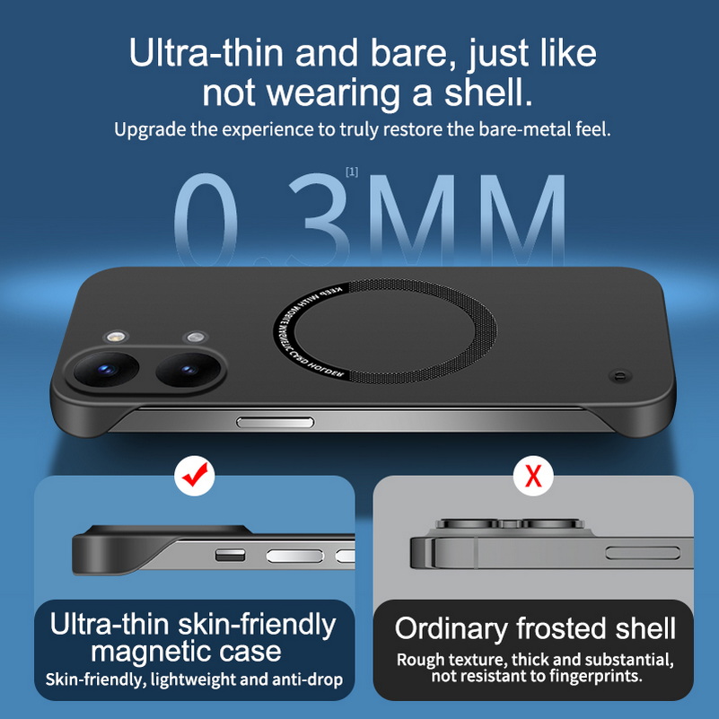 超薄型フレームレス電話ケースポコ X8 プロマックス POC - Ultra Thin Frameless Phone Cover のレビューと価格