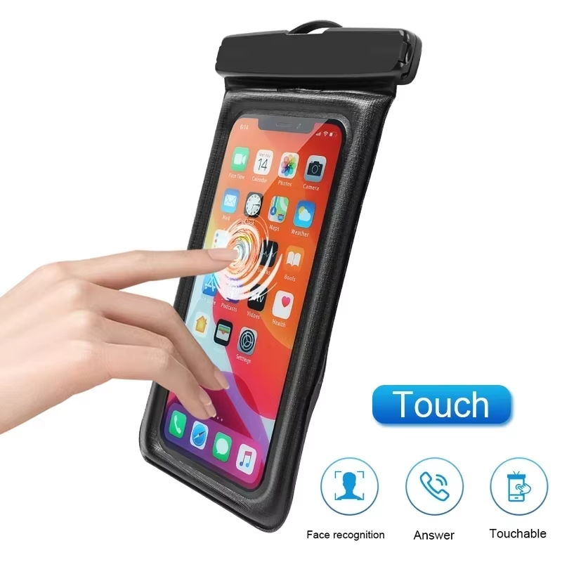 新しいフローティングエアバッグ防水スイミングバッグ携帯電話ケ - Phone Cases のレビューと価格