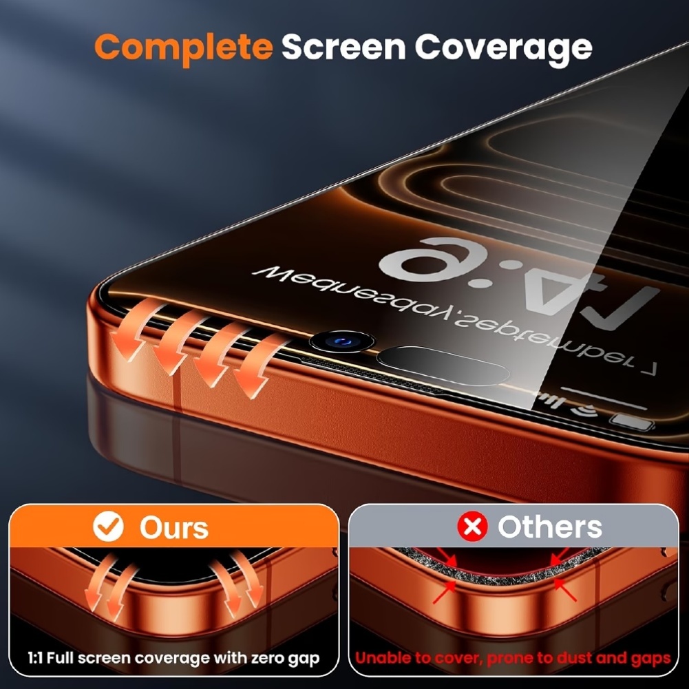 【5点セット】プライバシー強化ガラススクリーンプロテクター3 - Anti Spy Privacy Glass Case のレビューと価格