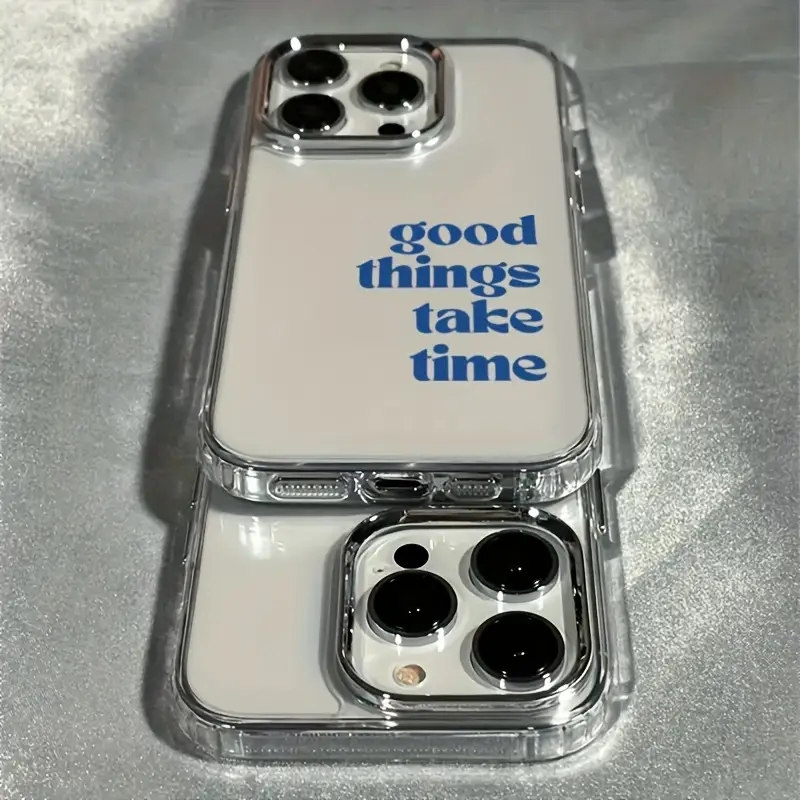 Good Things Take Time レンズフレームケ - Clear Shockproof Bumper Case のレビューと価格