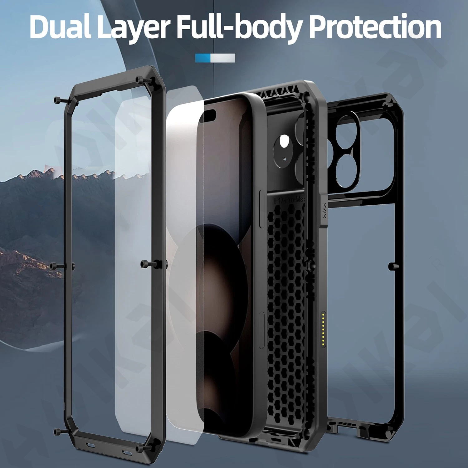 iPhone 18 Pro Max 4G 5G 2026に対 - Heavy Duty 360 Full Body Protective Case のレビューと価格