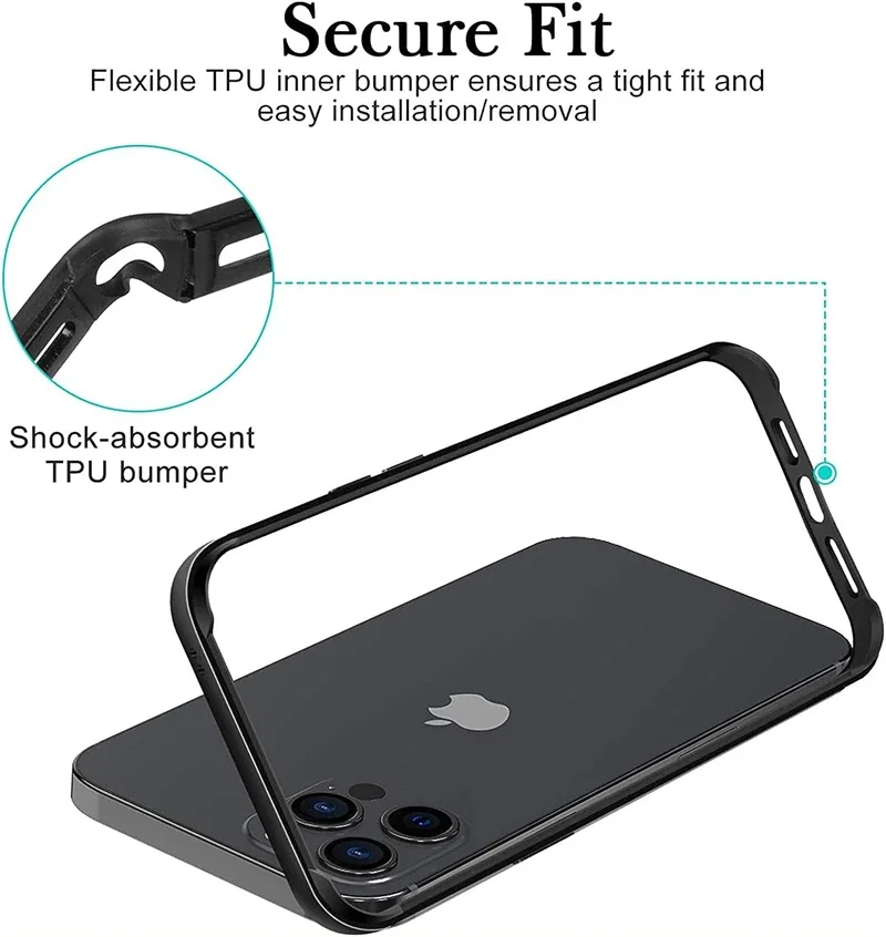アルミ合金フレームメタルバンパーケース iPhone 16  - Metal Bumper Aluminum Frame Case のレビューと価格