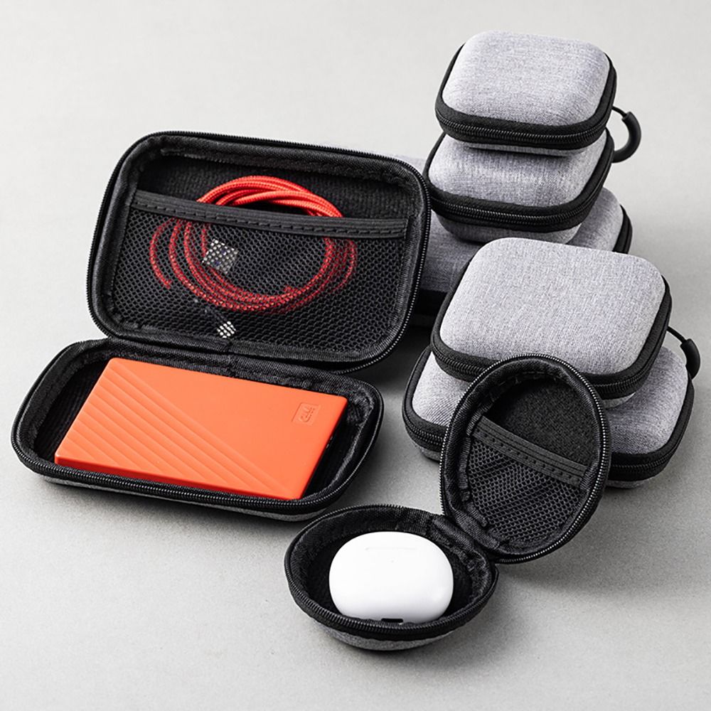 1個入りイヤホン/携帯電話/充電ケーブル用EVA収納バッグ、 - Phone Cases のレビューと価格