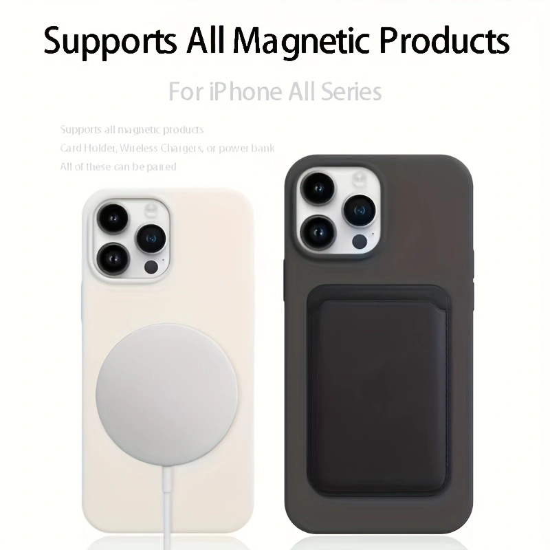 ソリッドカラーの液体シリコン製マグネティックワイヤレス充電対 - Liquid Silicone Magnetic Phone Case のレビューと価格