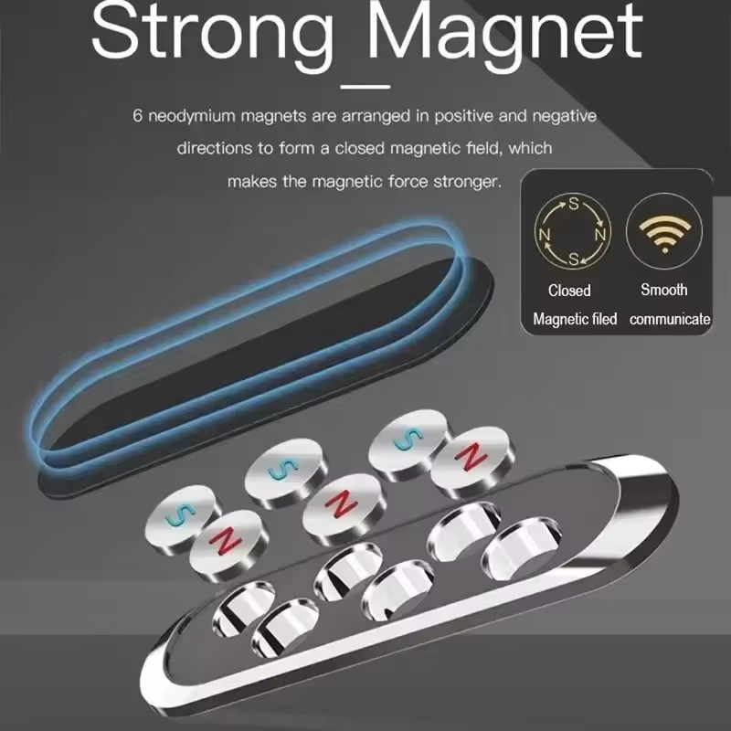 金属製磁気式スマホホルダー 磁気式車載スマホホルダー スタン - Phone Stands のレビューと価格