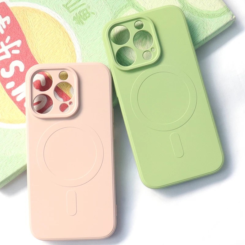iPhone 18Pro 16 15 14 13 12 17 - Liquid Silicone Magnetic Phone Case のレビューと価格
