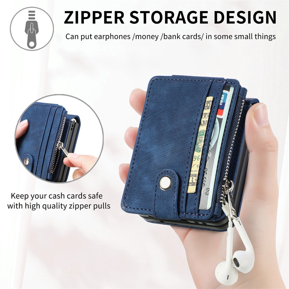 Samsung Galaxy Z Flip 7 6 5 4  - Leather Wallet Card Holder Phone Cover のレビューと価格
