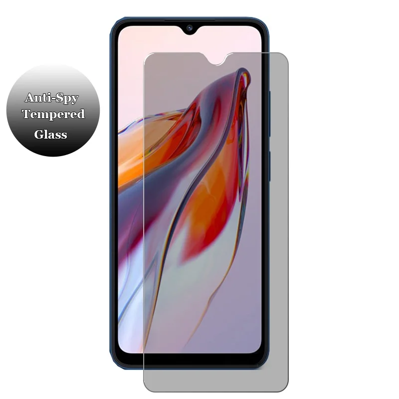 vivo y55s 5g 用アンチスパイケースカバースクリー - Anti Spy Privacy Glass Case のレビューと価格