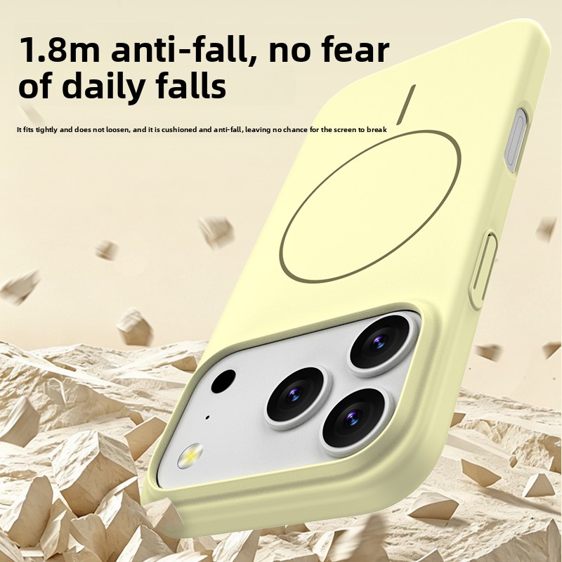 マットソフトリキッドシリコン製iPhoneケース、Air 1 - Liquid Silicone Magnetic Phone Case のレビューと価格