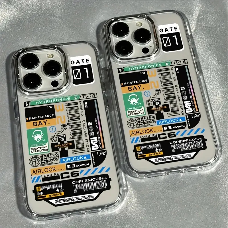 車のステッカーラベル付きクリアスマホケース iPhone 1 - Clear Shockproof Bumper Case のレビューと価格