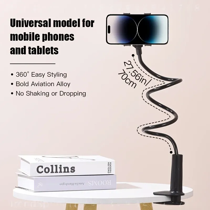 360度フレキシブルホース式スマホホルダー、タブレットスタン - Phone Stands のレビューと価格