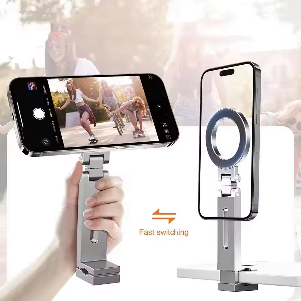 ユニバーサル磁気式スマホホルダー 旅行必需品 フレキシブル回 - Phone Stands のレビューと価格