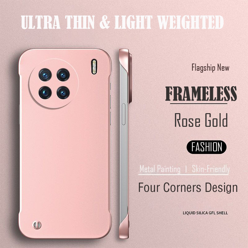 Oneplus-フレームなしの電話ケース,金属表面,超薄型塗 - Ultra Thin Frameless Phone Cover のレビューと価格