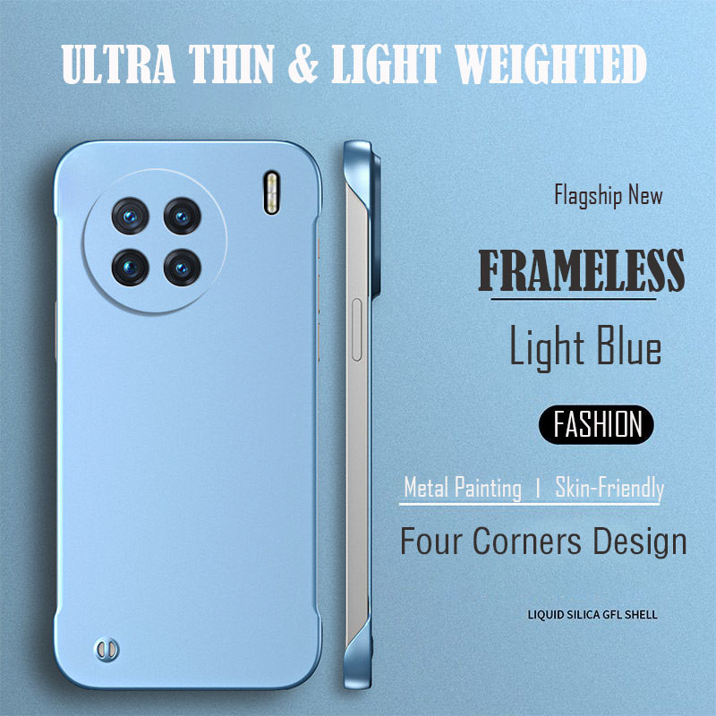 Oneplus-フレームなしの電話ケース,金属表面,超薄型塗 - Ultra Thin Frameless Phone Cover のレビューと価格