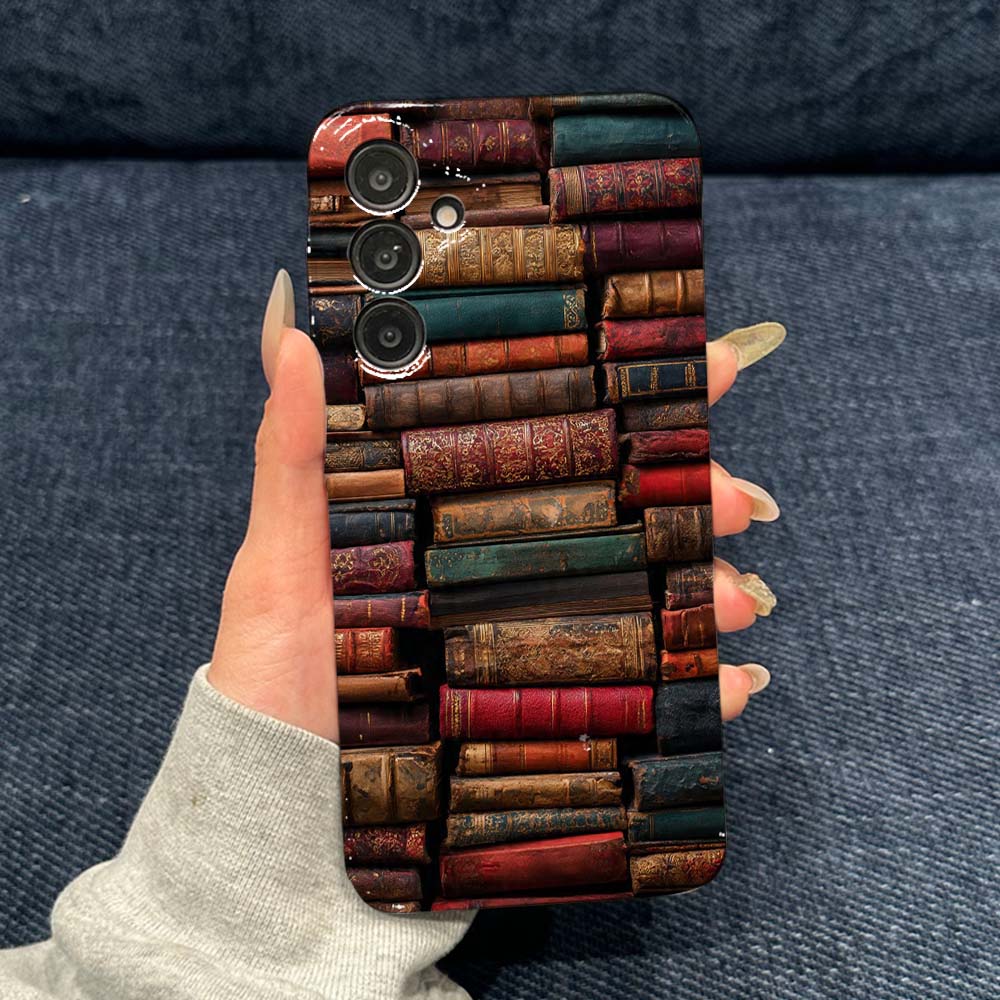 ヴィンテージ柄ブックスタック型スマホケース サムスンギャラク - Vintage Floral Pattern Soft Case のレビューと価格