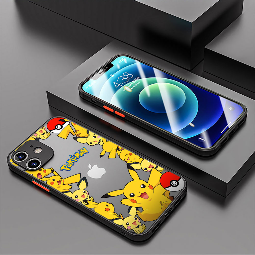 Apple用アニメポケモンケース,iPhone 11, 13 - Matte Hard Pc Back Case のレビューと価格