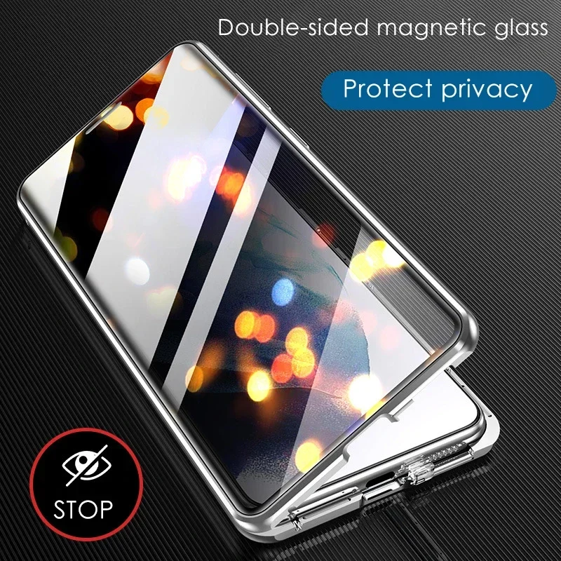 覗き見防止スパイ対策両面強化ガラス製スマホケース OPPO  - Anti Spy Privacy Glass Case のレビューと価格