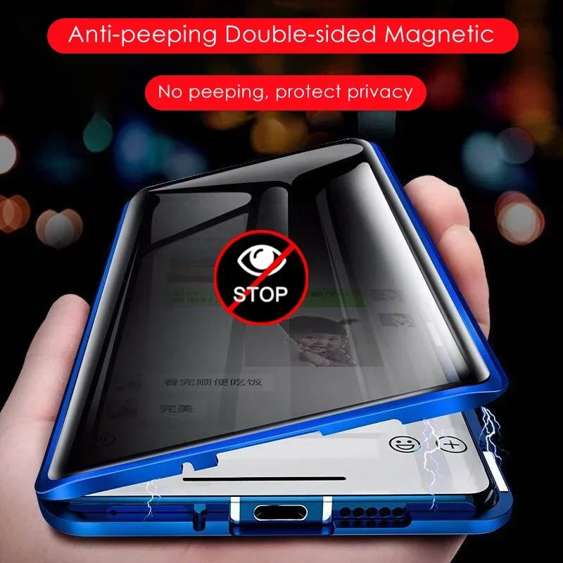 覗き見防止スパイ対策両面強化ガラス製スマホケース OPPO  - Anti Spy Privacy Glass Case のレビューと価格