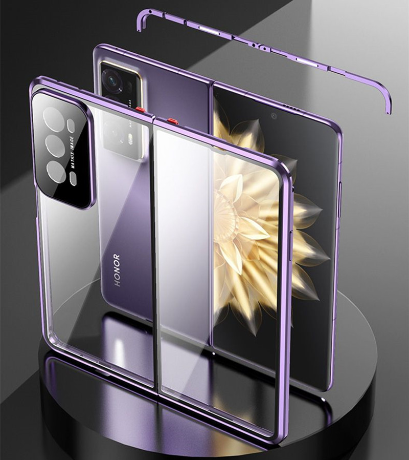 For Honor Magic V2 MagicV2用アンチ - Metal Bumper Aluminum Frame Case のレビューと価格
